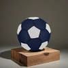 Nine-inch net cloth football blue and white double-piece inflatable sports competition training suitable for children and adults details Picture